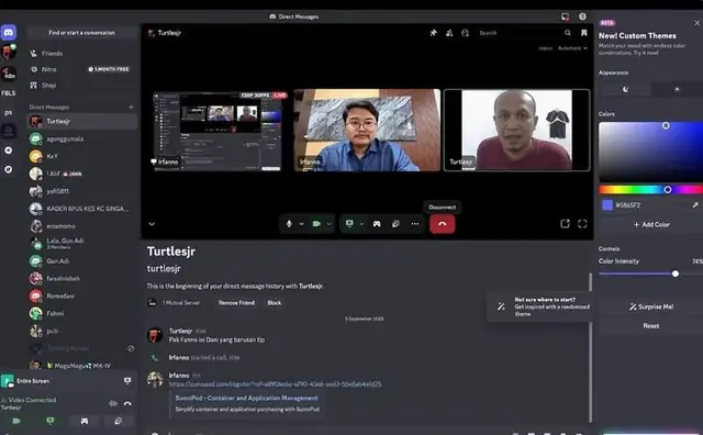 Mentoring di Discord